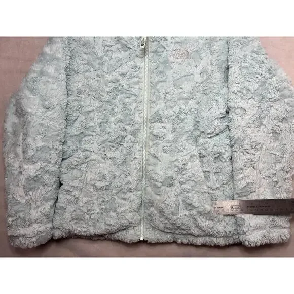 Reversible North Face Girls L 14/16 Quilted Fleece Jacket